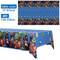 Spiderman Tablecloth Decorations Superohero Avengers Party Supply SpiderMan Theme Table Cover for Kids Birthday Baby Shower Gift. 