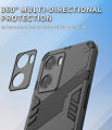 Lenuo Punk-Casing For Oppo A57 4G Back Cover Eight-Color Anti-Fall And Anti-Slip Phone Bracket Lens Protection Cover Lovers Case. 