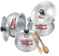 Mr Sky Sipry Metal Finish Export Quality Cookware set 8pcs set. 