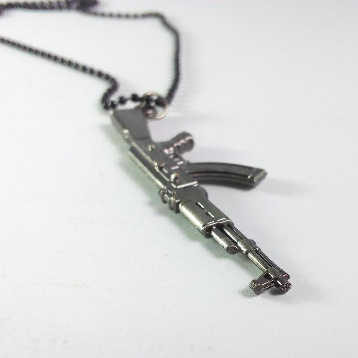 Punk Black Locket pendant Men
