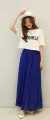 (Customized) Branded Finest Chiffon Pleated Skirt, Maxi Skirt - Embrace Elegance With This Stylish Chiffon Pleated Skirt. 