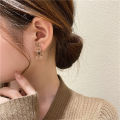 Cute Plush Rabbit Pendant Earrings -Girls Women Korean Fashion Teddy Bear Stud Earrings- Cute Cartoon Ear Stud Jewelry. 