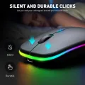 HP Mouse RGB Backlit Rechargeable Original Wireless Gaming Dual Mode Silent Click Free Mousepad Included. 
