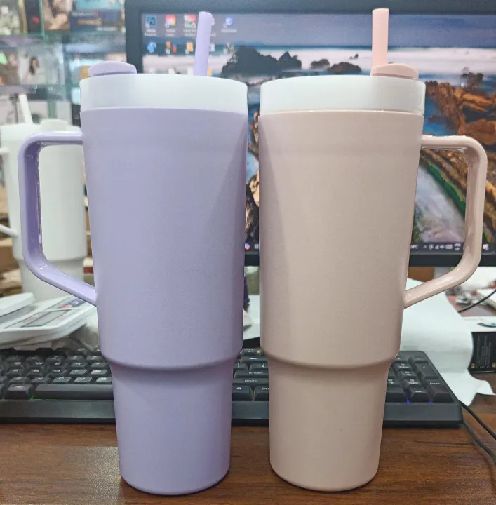 2️⃣ 40oz Big Stainless Steel Tumbler – Thermal Travel Mug 1200ml with ...