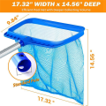 Pool Skimmer, Swimming Pool Leaf Skimmer Net Larger Capacity Pool Net. 