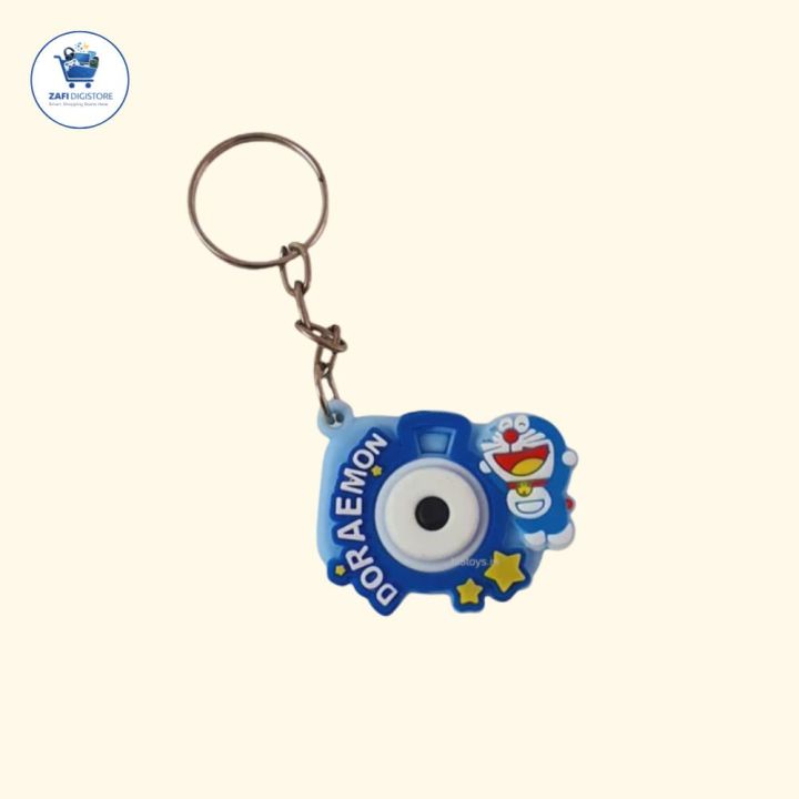 Doraemon Camera Keychain Pack of 2 | Cartoon Rubber Camera Key Ring ...