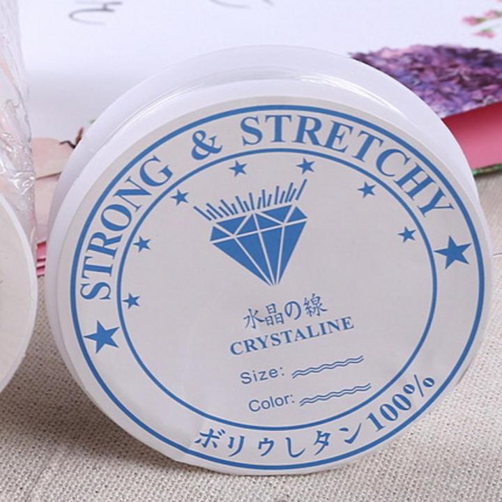 0.4-1.2mm Transparent Stretch Elastic Crystal Line- Beading Rope -String Jewelry Cord String Thread DIY Handmade Bracelet