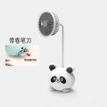 National Fashion Panda Fan Rechargeable Handheld Mini Little Fan Halter Fan Cute Portable Cartoon Electric Fan 61. 