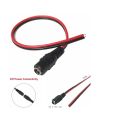 JACK - DC Power pigtail female connector jack CCTV DVR Camera Lead Plug Pigtail Cable. 