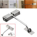 Automatic Adjustble Spring Rod Door Closer Heavy Duty In Silver Colour. 