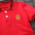 Yfashion 2pcs/set Kids Boys Summer Cute Bear Embroidery Shirt + Shorts. 