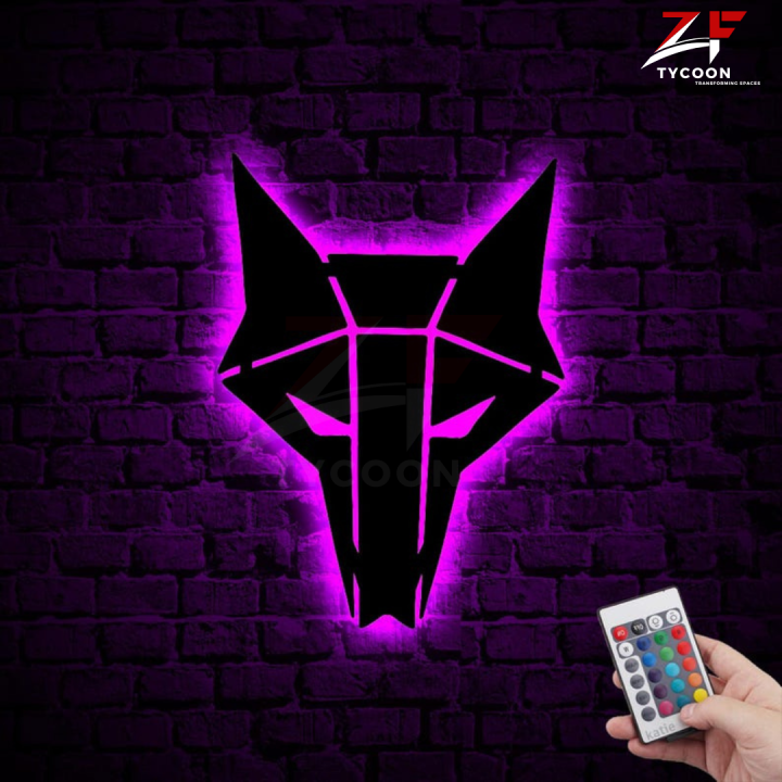 ZF Red Rising Howler Logo led neon wood Wall sign,Howler Legion Christmas Gift,gamer Lighted Wall Decor,Red Rising Led sign,Gamer Poster