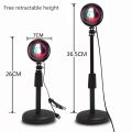 phone app & Remote control USB Sunset Projector Light RGB Variable Light Sun Rainbow Projector LED Night Light Colorful Lights By Elight. 