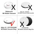 Mi Robot Vacuum-Mop , Model : For Xiaomi Mijia 1C / SKV4093GL / STYTJ01ZHM , Vacuum Cleaner Main Side Brush Filter Rag Wheel-Filter. 