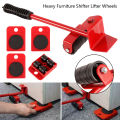 5 in 1 Heavy Furniture Moving Tool Heavy object mover For Moving House Cabinet Sofa Bed Desk Slider Remover Rolling Wheel Corner Movers Set For Furniture Mover Tool Set. Amazing Furniture Mover Tool Set. 