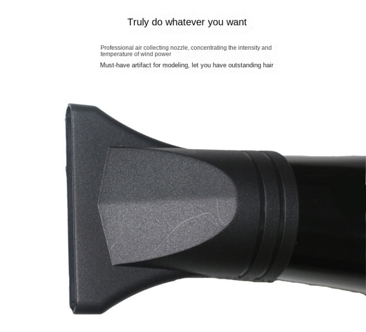High Power Hair Dryer Nozzle Kit for Hairstylists with Styling and Blow Dry Nozzles