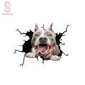 Decorative Sticker Realistic Car 3D Stickers Animal Funny Crack Decals. 