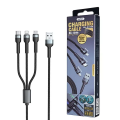 3 in 1 Charging Cable  for Micro USB, IOS & Type C devices  Branded 3 in 1 Cable for iPhone & ALL ANDROID 3 in 1 Charging cable. 