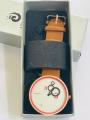 New Mens AbbyGale Analog Watch Qith 3 colours GOLD,Black And white black. 