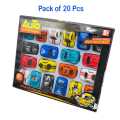 20pcs / 5 Pcs - Mini Pull-Back Auto Racing Car Toy Set for Kids Girls and Boys. 