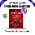 SPIDERMAN REMASTERED - GAME FOR PC (GOOGLE DRIVE/ MEDIAFIRE) - QR CODE. 