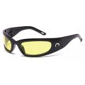 Trendy Millennium Sport Y2K Sunglasses Women Moon Sun Glasses Fashion Future Technology Sense 2000S 90S Aesthetic Eyewear. 