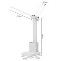 LED Study Lamp Desk Reading Light for Students – USB Powered-Adjustable Brightness. 