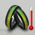 Temperature Mood Ring For Women Changing Color Heartbeat Ring for men Emotional Feeling Ring mood temperature couple ring. 