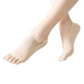 Yoga toe socks socks wholesale spring summer thin mesh breathable sweat absorbent invisible shallow silicone stockings boat socks. 