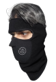 Premium Winter Warm Half Face Mask Polar Fleece Fabric With Coverinvg Forehead MASK FOR Bike In New Style And Design in Fleece Fabric Protective Gear for Optimal Comfort and Safety During Your Ride In Black Colour. 