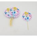 CINDERELLA THEME CUPCAKE TOPPER - PACK OF 10 CUPCAKE TOPPERS - CINDERELLA CUPCAKE TOPPERS. 