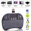 i8 2.4GHz Mini Wireless Keyboard Rechargeable 3 Color Backlit Remote Control Fly Air Mouse Touchpad Handheld For Android TV Box Set Top Box Laptop & Computer 100% Original Same as Sown in Pics. 