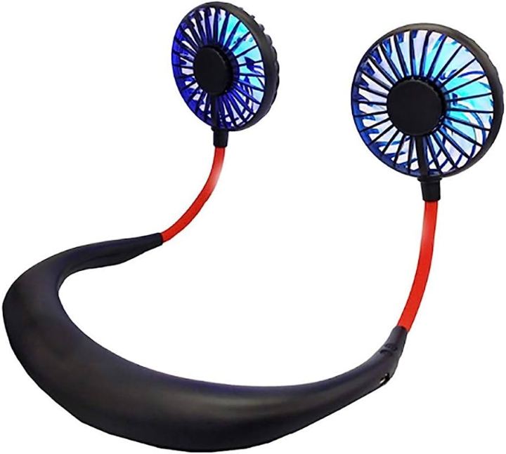 Neck Hanging Fan - Portable Mini Fan - Rechargeable Fan - Electric Fan for Kids -  Pocket Fans - Mini  Fan - Fan for Kitchen -   Mini Cooling Fan for Summers