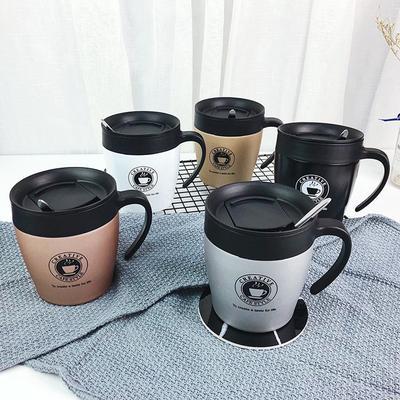 Ingenuity%20Leisure%20Vacuum%20Insulation%20Cup%20Creative%20Cafe%20Style%20Stainless%20Steel%20Travel%20Mug-With%20Lid%20&%20Steel%20Spoon%20%20330ML%20-Imported%20Quality%20-%20Image%202