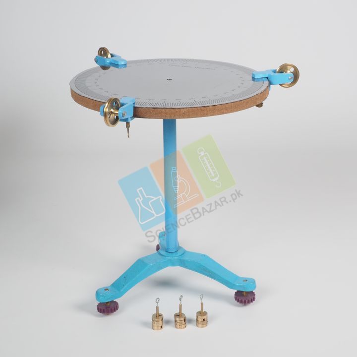 Horizontal%20Force%20Table%20with%203%20pulleys%20and%20weight%20use%20in%20matric%20physics%20practical%20educational%20lab%20equipment%20-%20Image%203