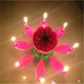 Flower Musical Cake Candle for Birthday Boy and Birthday Girl. 