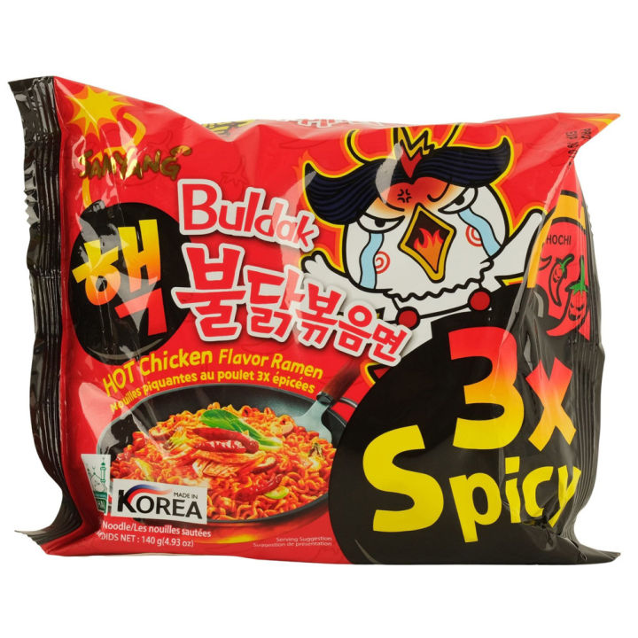Samyang%203X%20Spicy%20Noodles%20140%20gram%20%7C%20Instant%20Noodles%20%7C%20(RED)%20Imported%20Noodles%20%7C%20Korean%20Noodles%20%7C%20ramen%20noodles%20-%20Image%202