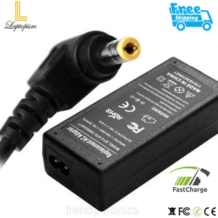 FUJITSU LIFEBOOK AH531 20V 3.25A HIGH PERFORMANCE LAPTOP ADAPTER CHARGER WITH CABLE