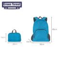 Green forest Travel Daypack Wide Shoulder Straps Water-resistant Travel Camping Backpack. 