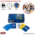 What Do You Me? Do You Know Me? - The Party Game That Puts You And Your Family & Friends In The Hot Seat, Rapid Fire & Open-ended Questions, Early Learning Game. Connect & Strengthen Your Relationship With Your Child, Fun Family Card Games For Kids. 