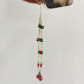 Cute Accessory  Chain Decorative Cherry Design Anti-Lost Beaded Lanyard  Beads Korean Keychain for For iPhone For Samsung Camera Users Jewelry Addition Keyholder. 