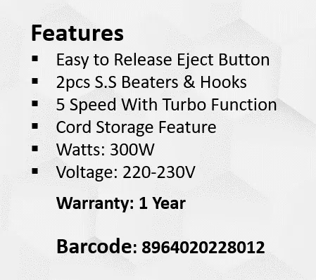 Enviro%20Hand%20Mixer%20HM-890%20%7C%202%20Stainless%20Steel%20Beaters%20&%20Hooks,%205%20Speeds%20with%20Turbo,%20300W,%20Easy%20Eject,%20Cord%20Storage,%20Black%20with%201%20Year%20Official%20Warranty%20-%20Image%205