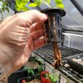 NANLIY- 100 Pack 1.77 Inch Net Cups Slotted Mesh Wide Lip Filter Plant Net Pot Bucket Basket for Hydroponics Aquaponics Orchids. 
