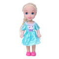 New 2Pc 16cm Frozen Figure Little Ela Anna Dreed Doll Kid Toy Birthday Gift. 