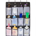 Over The Door Shoe Organizer, Clear Hang Shoe Rack, Fabric Closet Shoe Organizer Storage Bag, 24 Large Mesh Pockets Door Shoe Holder. 