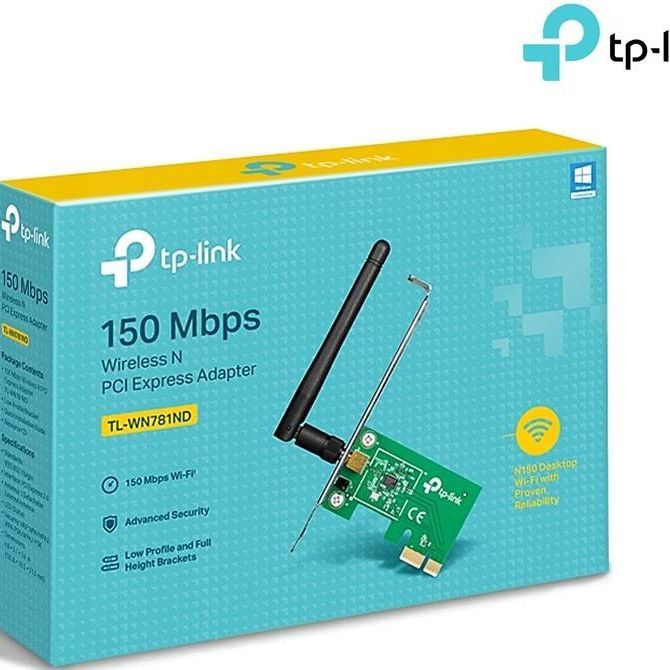 Tp Link 150Mbps Wireless N PCI Express Adapter TL-WN781ND