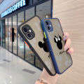 For iPhone Xr Case With Cartoon Cute Mickey Minnie Side Edge Silicone Frosted Transparent Hard Casing New Design soft Cases Full Cover Camera Shockproof Protection Phone Case. 