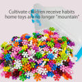 60/100/200Pcs Block Toys 3D Design Three-dimensional Rotating Fun Stable Color Recognition Multicolor Plum Blossom Building Blocks Birthday Gift. 