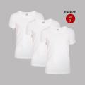 EziFit Premium Combed Cotton U-Neck Short Sleeve Vest For Men (PACK of THREE 3). 