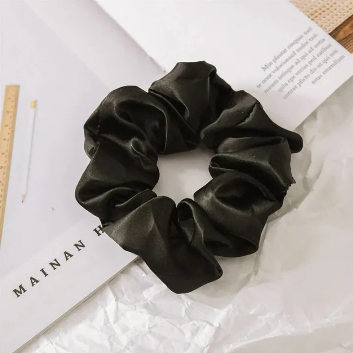 Spring%20Collection%20Silk%20Hair%20Scrunches%20Band%20For%20Girl-Women%20%E2%80%93%20Soft%20Silk%20Pony-tail%20Hair%20Band%20For%20All%20Hairs%20-%20Image%202